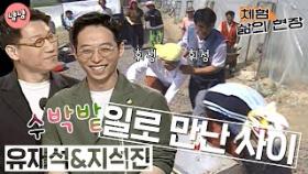 [체험 삶의 현장][노동맨 2] 유재석&지석진, (수박밭)일로 만난 사이~~