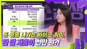 돈 펑펑 나가는 바이크 취미, 한 달 지출이 천만 원?! | KBS 240910 방송