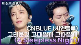 CNBLUE (씨엔블루) - 그리운건 그대일까 그때일까 (A Sleepless Night) | KBS 241018 방송