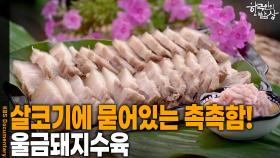 살코기에 묻어있는 촉촉함과 육즙이 터지는 ‘울금돼지수육’ | KBS 251002 방송