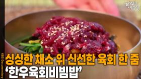 싱싱한 채소 위에 신선한 육회 한 줌 ‘한우육회비빔밥’ | KBS 251030 방송