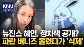 뉴진스 혜인, 하니 국감 후 프로필 사진 변경 논란 / KNN