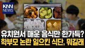 ＂5살 아이들 이 정도 먹어?＂ 고춧가루 ′팍팍′ 뿌려진 유치원 식단 논란 / KNN