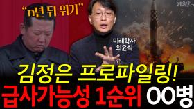 김정은 프로파일링! 급사가능성 1순위 00병