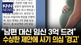 ＂남편 대신 임신에 3억?＂ 수상한 메시지 ′주의 당부′ / KNN