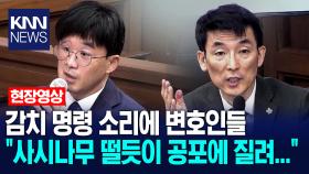 감치 명령 소리에 변호인들 ＂사시나무 떨듯이 공포에 질려...＂ / KNN