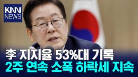 李 대통령 공개 질책 때문인가? 지지율 ′53.4%′ 소폭 하락 논란 / KNN