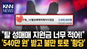탈성매매 여성 ′수천만 원′ 지원 ＂이 돈으로 해외여행 가야지~＂ 공분 / KNN