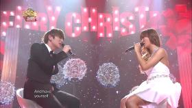 【TVPP】 효린(씨스타) - ‘Have yourself a merry little Christmas’ with 케이윌 @ 쇼! 음악중심 2012