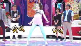 【TVPP】 민아(걸스데이) - 전설의 고등어춤! 도전! 징거 댄스! @ 꽃다발 2010