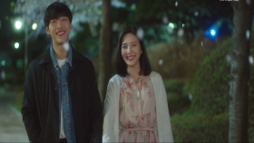 우도환-박수영, 야간 벚꽃 데이트♥＂하루만 더 행복했으면 좋겠다＂