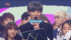 【TVPP】 찬열(EXO) - 음중 3주 연속 1위! @쇼 음악중심 2015