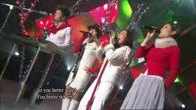 【TVPP】 박정현, 박진영, 린, 윤하 - ‘Santa Claus Is Coming To Town’ @ 쇼! 음악중심 2007