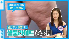 [건전지] 울퉁불퉁한 살, 셀룰라이트 원인부터 예방까지｜1분 셀룰라이트 예방 스트레칭