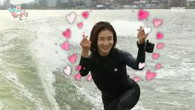 배우 박효주와 김성령의 웨이크 서핑 챌린지! 걸크러쉬 폭발...♨ MBC 201128 방송