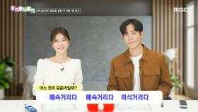 우리말 나들이 - 매슥거리다/메슥거리다/미식거리다, MBC 250109 방송