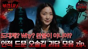 [#아깝시니Pick] 도대체?Why?완불이 아니야?인적 드문 오솔길 괴담 모음 zip. #심야괴담회 #심괴 #어둑시니 #midnight #horrorstory MBC241201방