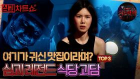 [심괴차트쇼] 여기가 귀신 맛집이라며? 심괴 레전드 식당 괴담 TOP3 #심야괴담회 #심괴 #midnight #horrorstory MBC231017방송