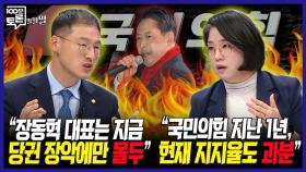 [100분토론 말말말] ＂장동혁 대표는 지금 당권 장악에만 몰두＂ ＂국민의힘 지난 1년, 현재 지지율도 과분＂, MBC 251202 방송