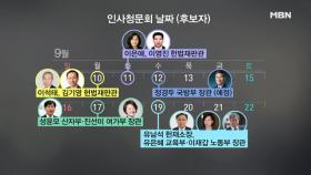 오늘부터 릴레이 인사청문회 돌입! '문제없어 VS 낙마'