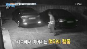 CCTV에 찍힌 여자의 충격적인 행동!