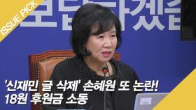 '신재민 글 삭제' 손혜원 또 논란! 18원 후원금 소동