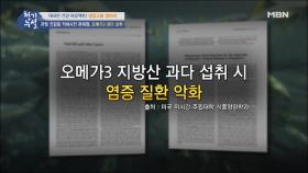 관절염을 악화시킨 냉장고 속 문제점, 오메가3 과다 섭취