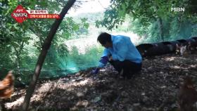 산에서 보물을 줍는 남자!