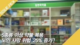 5종류 이상 약물 복용 노인 사망 위험 '25% 증가'!