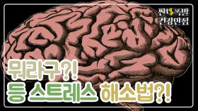 뭐라구?! 등에도 스트레스를 받는다고?! '등스트레스'