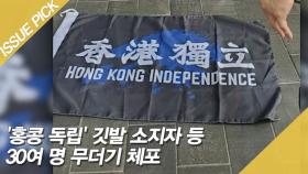 홍콩보안법 첫 시행…'홍콩 독립' 깃발 소지자 체포
