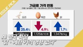 AI 전국 확산 ＂닭·계란 가격 영향 없다＂