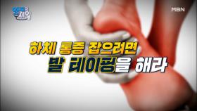 피로감 & 통증 잡는다! 효과 만점 발 통증 완화 테이핑 MBN 201117 방송