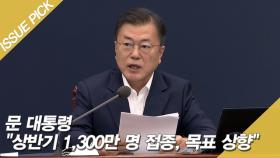 문 대통령 ＂상반기 1,300만 명 접종, 목표 상향＂ [이슈픽]