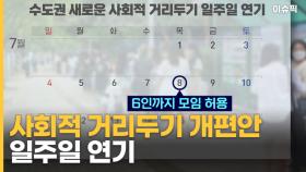 서울·경기·인천 '사적 모임 6인' 개편안, 1주일 연기 [이슈픽]