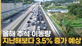 올해 추석 이동량 지난해보다 3.5%↑ ＂출발 전후 진단검사 해야＂ [이슈픽]