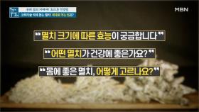 다양한 크기의 멸치 중 코르티솔 억제 돕는 멸치는? MBN 211008 방송