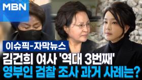 [자막뉴스] 검건희 여사 '역대 3번째' 영부인 검찰 조사, 과거 사례는? | 이슈픽