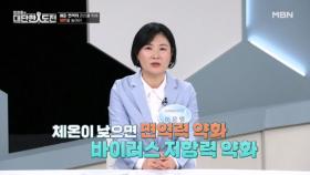 체온이 낮아지면 면역력도 떨어진다 MBN 251109 방송