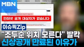 ＂조두순 위치 모른다＂ 발칵…신상공개 만료된 이유가 | 이슈픽 zip
