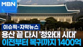 [자막뉴스] 용산 끝 다시 '청와대 시대'…이전부터 복귀까지 1400억 | 이슈픽