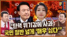 “윤, 탄핵 위기감에 사과했을 것...절반 넘는 국민 ‘매우 싫다’”