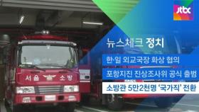 [뉴스체크｜정치] 소방관 5만2천명 '국가직' 전환