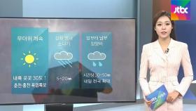 [날씨] 서울·춘천 한낮 33도 무더위…오후 영서 소나기