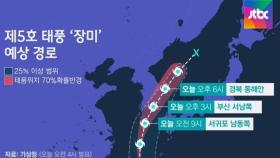 태풍 '장미' 한반도 북상…제주·남부 최대 250㎜ 폭우