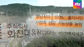 [단독] 경기도 내부자료엔…'위험 부담 없는' 대장동 사업