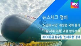 [뉴스체크｜정치] 3000톤급 잠수함 '신채호함' 공개