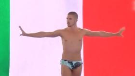 [영상] 국제대회 수중발레에 뜬 남자들…