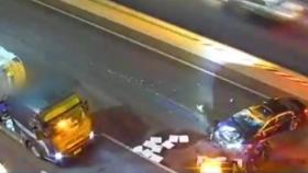 음주운전 차량 경부고속도로서 추돌 뒤 전복…1명 부상
