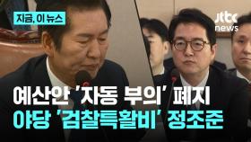 예산안 '자동 부의 폐지' 통과…야당 '검찰특활비' 정조준